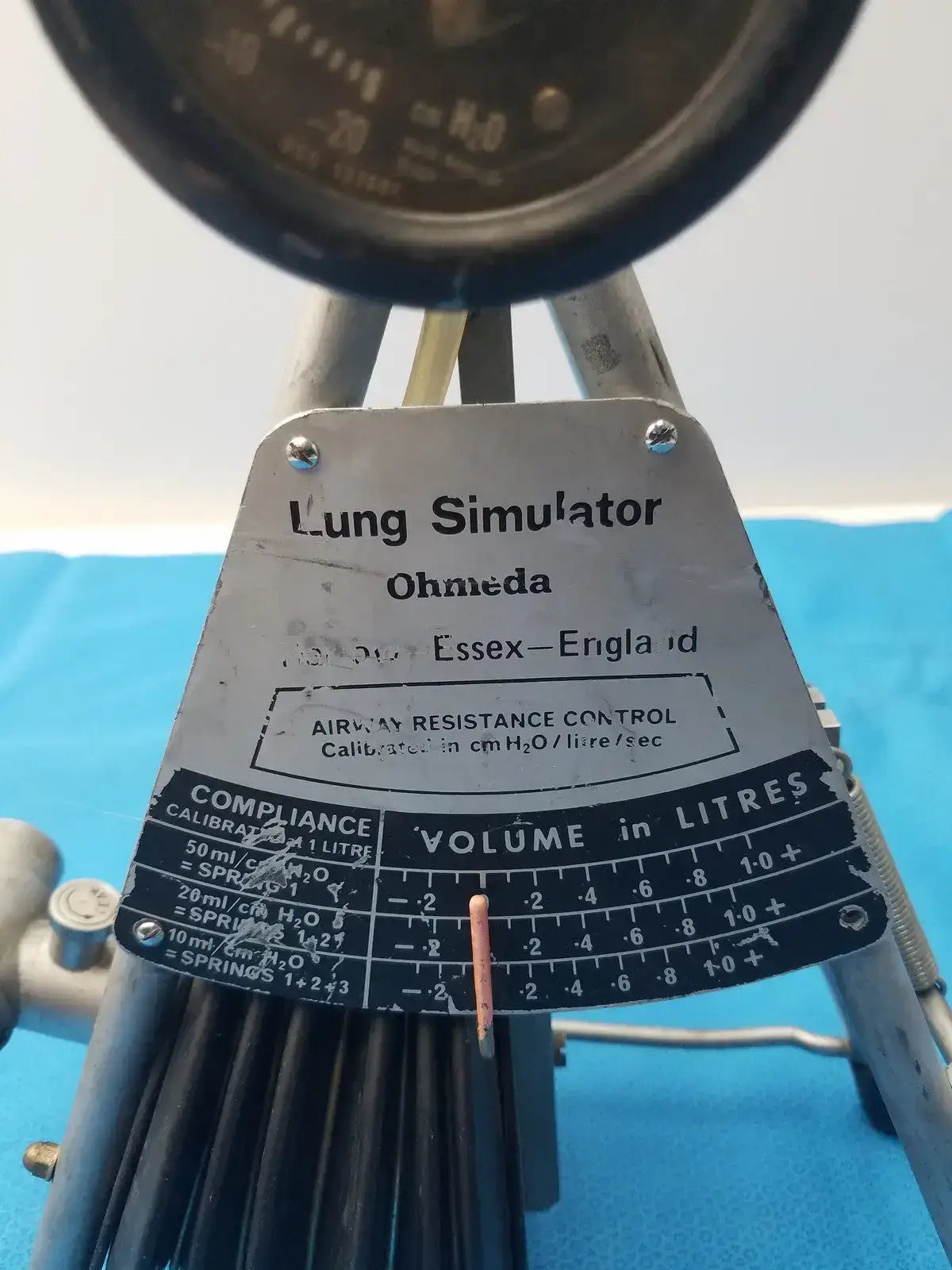 Ohmeda Lung Simulator Airway Resistance Control Lung Simulator, second-hand product photo 2