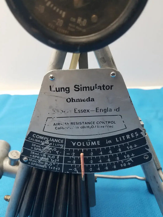 Ohmeda Lung Simulator Airway Resistance Control Lung Simulator, second-hand product photo 2