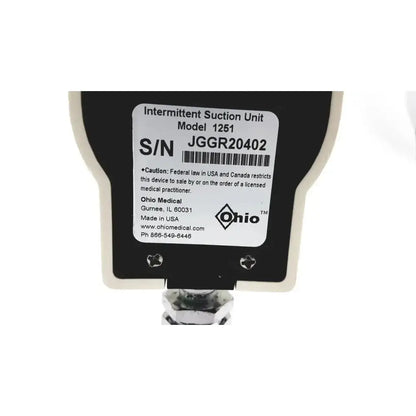 Ohio Medical Ohmeda/Ohio Medical Intermittant Suctiion Regulator Unit Model 1251 Suction Regulator, as-is (for parts) product photo 12