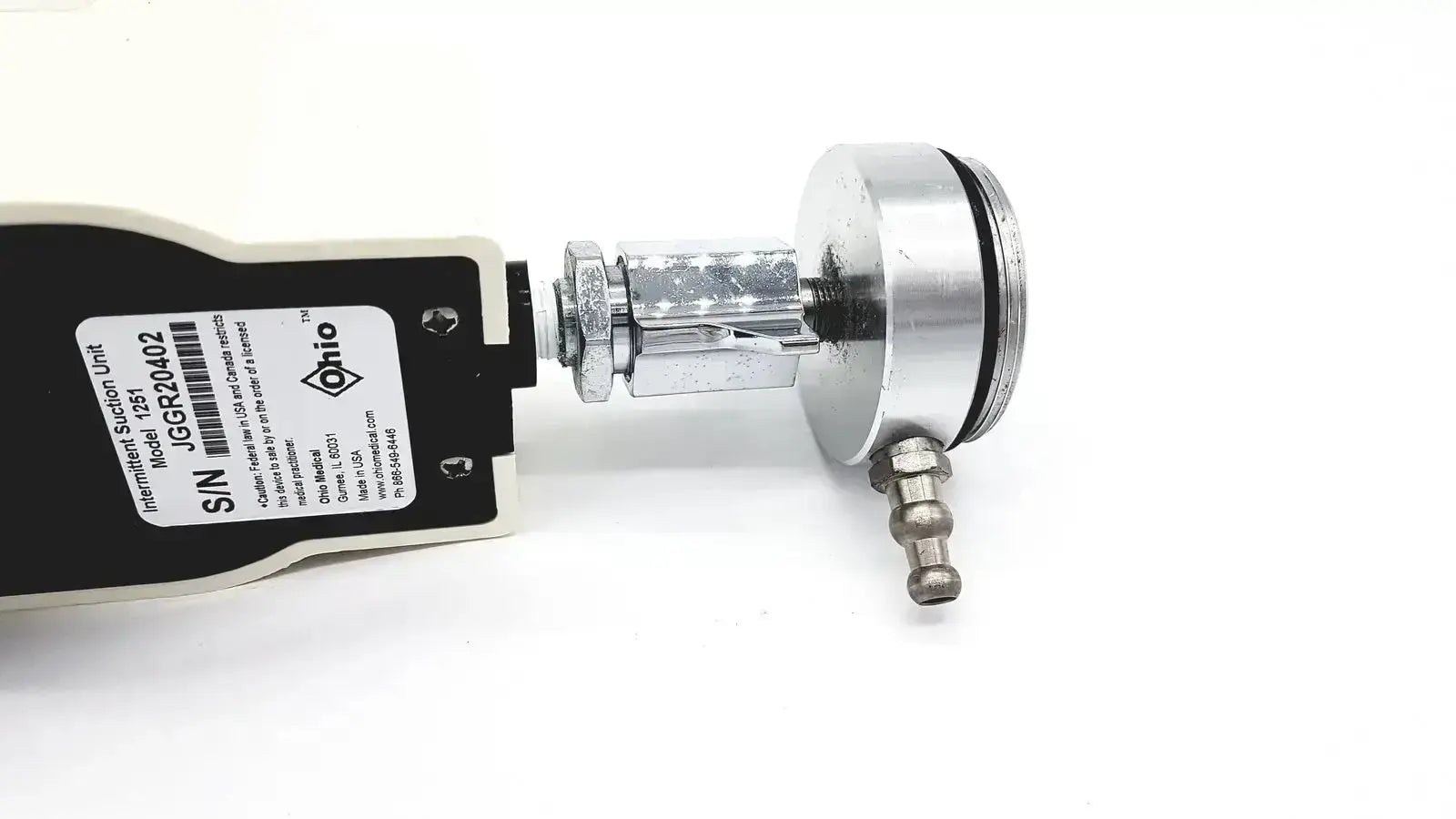 Ohio Medical Ohmeda/Ohio Medical Intermittant Suctiion Regulator Unit Model 1251 Suction Regulator, as-is (for parts) product photo 11