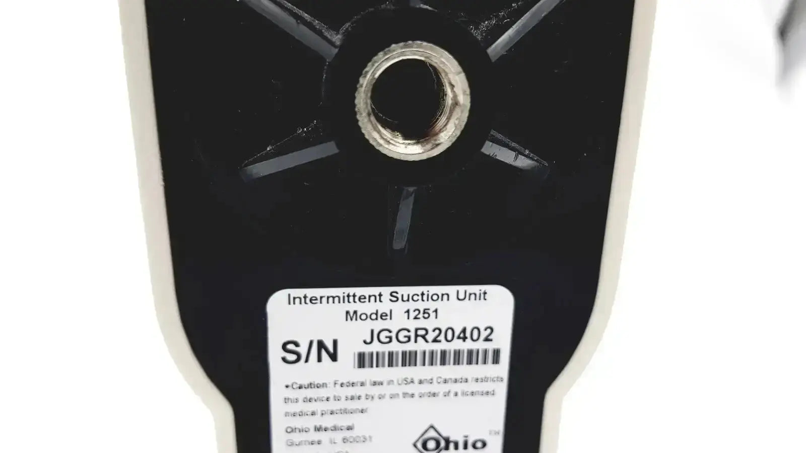 Ohio Medical Ohmeda/Ohio Medical Intermittant Suctiion Regulator Unit Model 1251 Suction Regulator, as-is (for parts) product photo 13