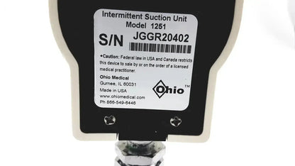 Ohio Medical Ohmeda/Ohio Medical Intermittant Suctiion Regulator Unit Model 1251 Suction Regulator, as-is (for parts) product photo 12