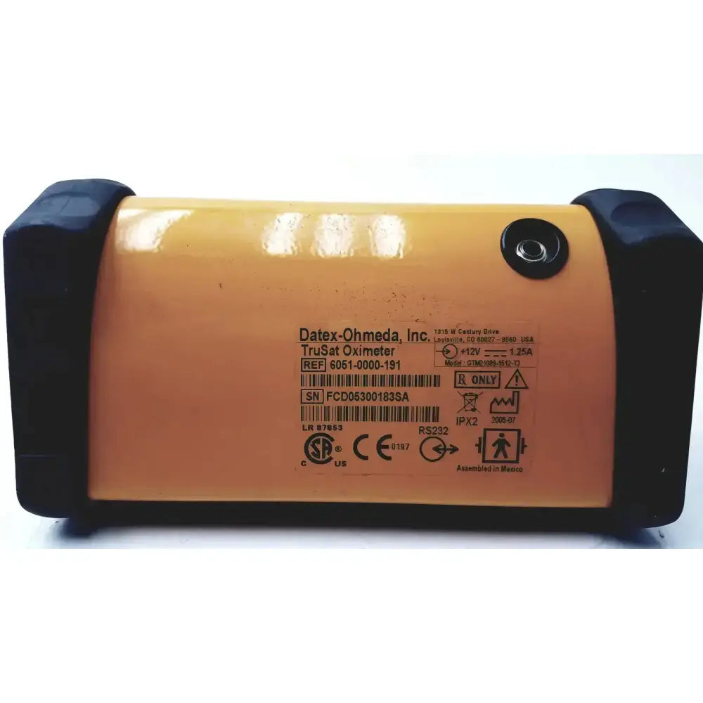 Ohmeda TruSat TruSignal Enhance Sp02 Oximeter 6051-0000-191 - Untested Pulse Oximeter, as-is (for parts) product photo 6
