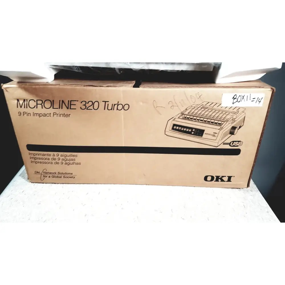 OKI Microline 320 Turbo 9 Pin Impact Printer Impact Printer, second-hand product photo 4