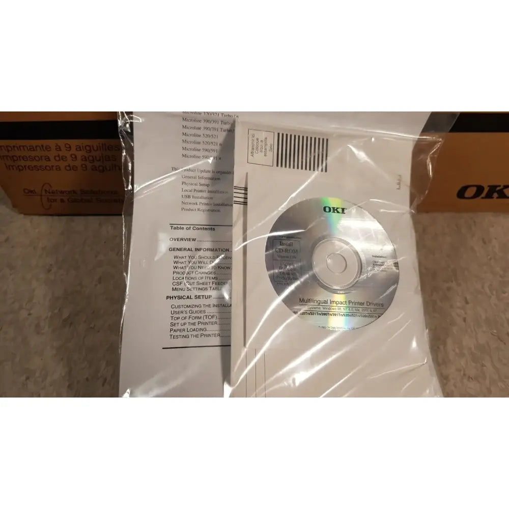 OKI Microline 320 Turbo 9 Pin Impact Printer Impact Printer, second-hand product photo 2