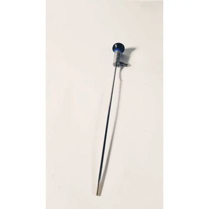 Silver surgical endoscope with blue-tipped handle and metallic shaft olympus a1931a autoclavable 4mm telescope