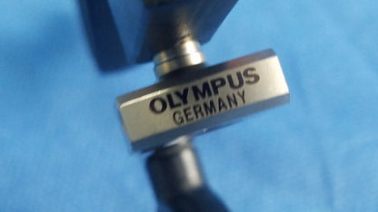 Silver-colored metal valve handle of olympus germany optical grasping forceps a20718a 12° 30° grasping forceps
