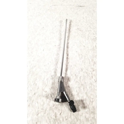 Silver olympus a20975a endoscope bridge with slender elongated shaft and y-shaped connector housing