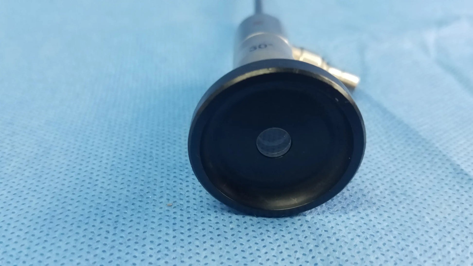 Silver-colored a22002a autoclavable cystoscope with black lens housing and metallic joints compatible olympus cystoscopic systems