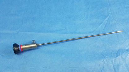 Silver autoclavable cystoscope with black and red-tipped handle compatible olympus cystoscopic a22002a system