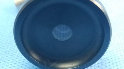 Black circular speaker with central grille and glossy finish compatible with olympus cystoscopic a22002a systems