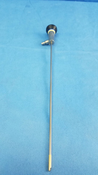 Stainless steel olympus a22003a rigid scope with 70º angle black lens and gold tip for compatible olympus endoscopic systems