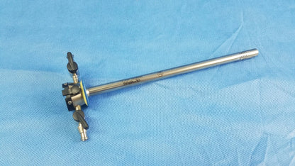Silver and black rotatable outer sheath 27 Fr with yellow components and sodexo engraving on metallic shaft Olympus A22021A