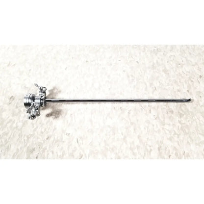 Olympus a2211 dual valve sheath 17 FR instrument silver surgical endoscope with long slender metallic shaft and control knobs
