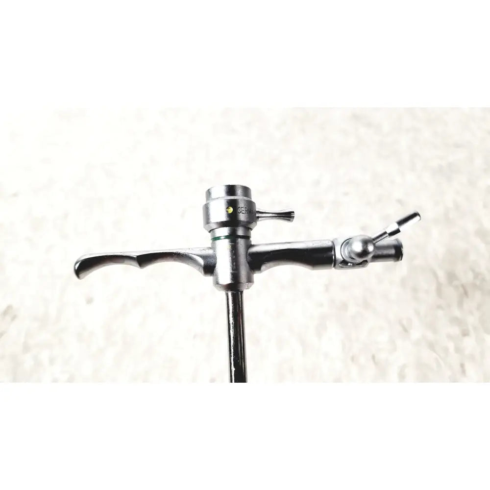 Silver surgical instrument with handle and articulated arm engraved german for olympus a3173 sheath 13.5 fr instrument