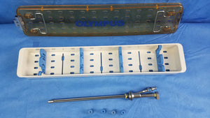 Olympus A42091A Working Insert Hystero-Resectoscope With Sterilization Tray and Gyrus ACMI Silicone Seals