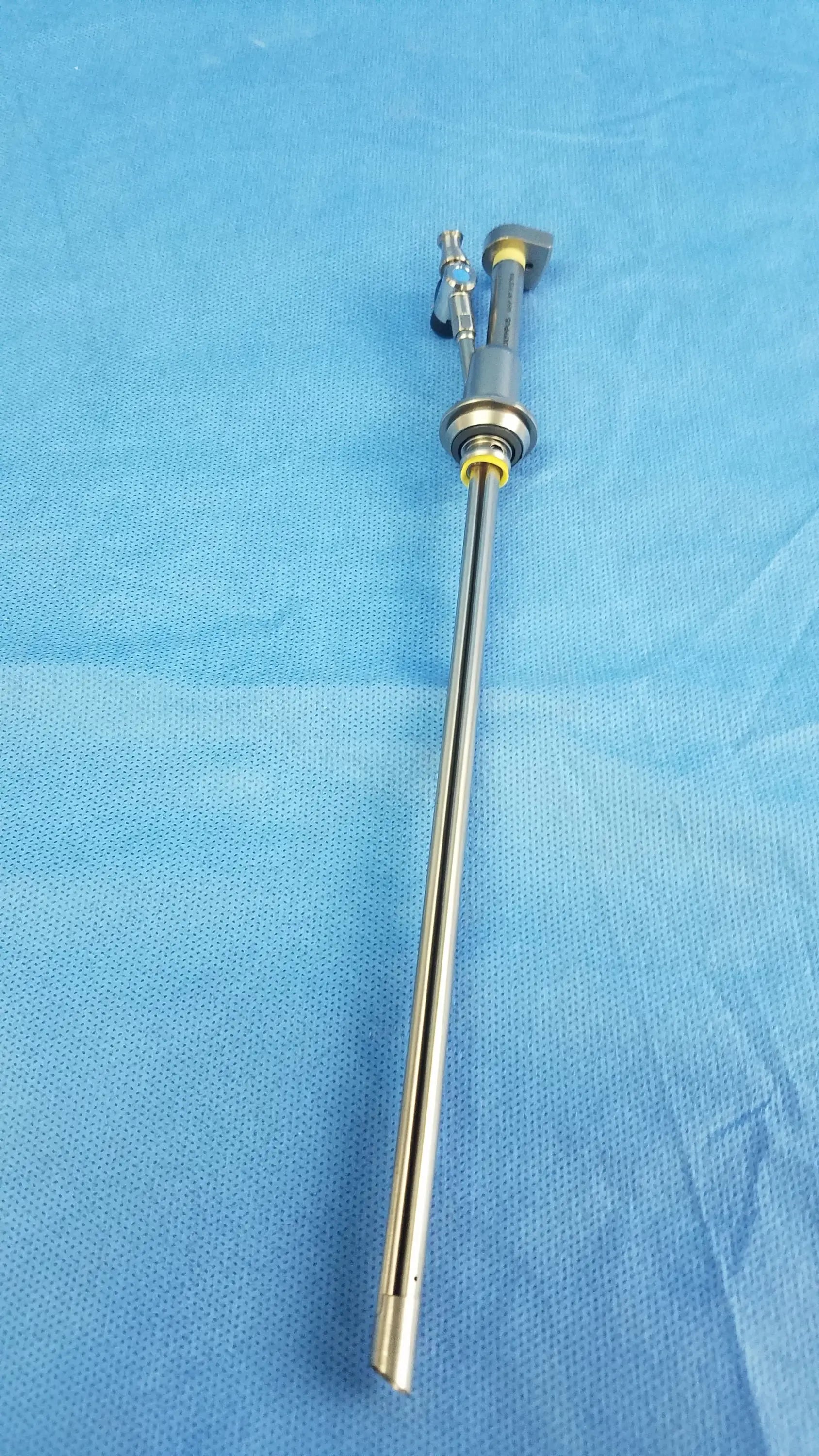 Stainless steel working insert with slender shaft and metallic joints featuring gyrus acmi silicone seals for hystero-resectoscope