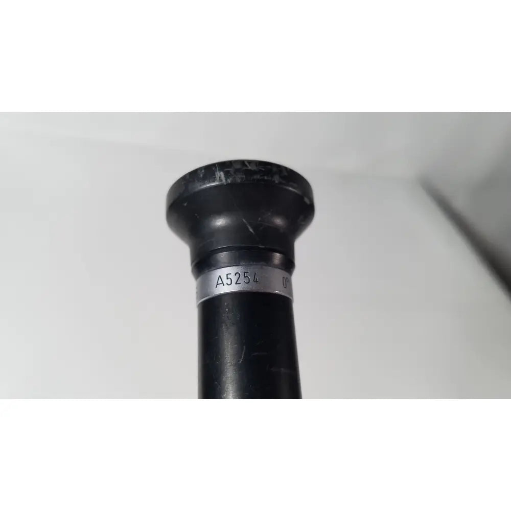 Black cylindrical olympus a5254 10mm laparoscope with matte finish and silver band inscribed a5254 10mm model number