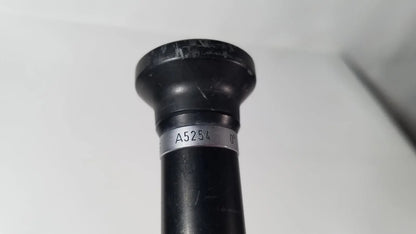 Black cylindrical olympus a5254 10mm laparoscope with matte finish and silver band inscribed a5254 10mm model number