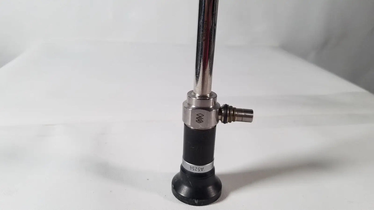 Silver and black medical endoscope with sleek cylindrical design olympus a5254 10mm 0 degree laparoscope