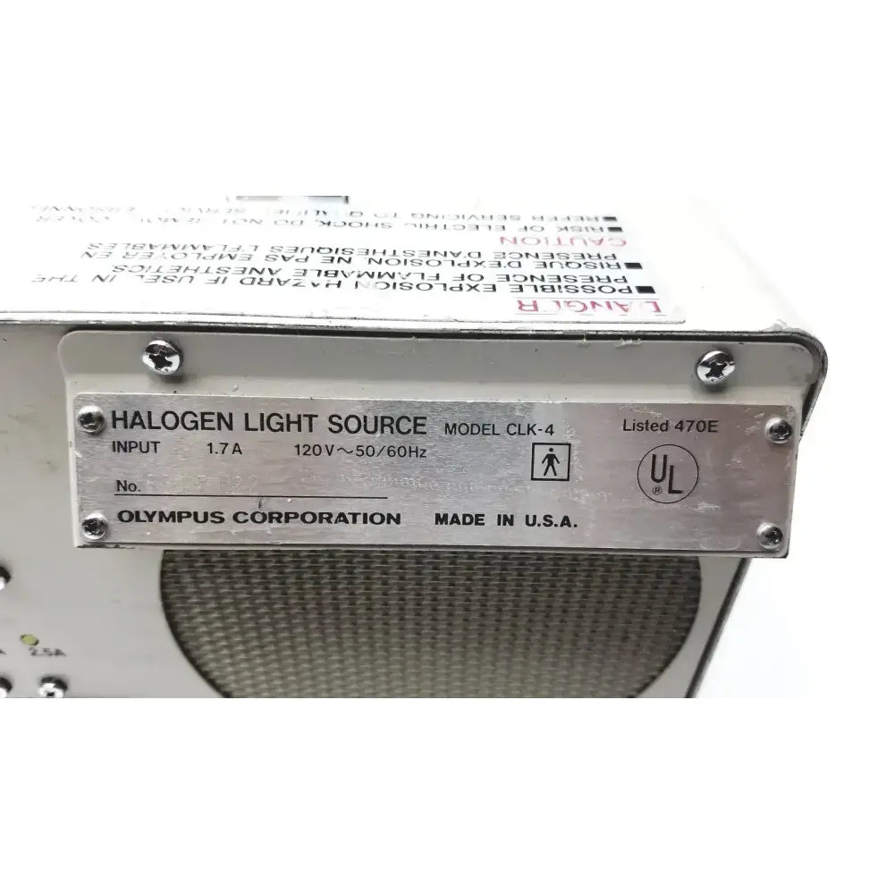 Olympus CLK-4 Halogen Light Source Halogen Light Source, second-hand product photo 5