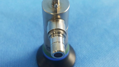 Silver metallic autoclave cystoscope a22000a compatible with olympus cystoscopic systems featuring threaded connections