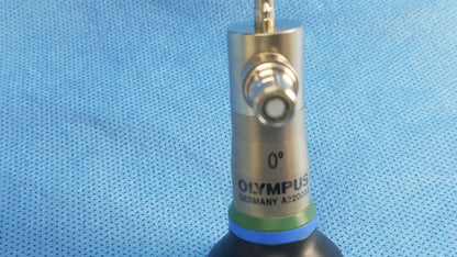 Silver metallic olympus a22000a 0 degree autoclave cystoscope lens with green and blue ring compatible olympus cystoscopic systems