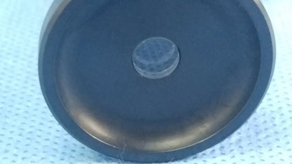 Black circular base with transparent center component of olympus germany a22000a 0 degree autoclave compatible olympus cystoscopic part