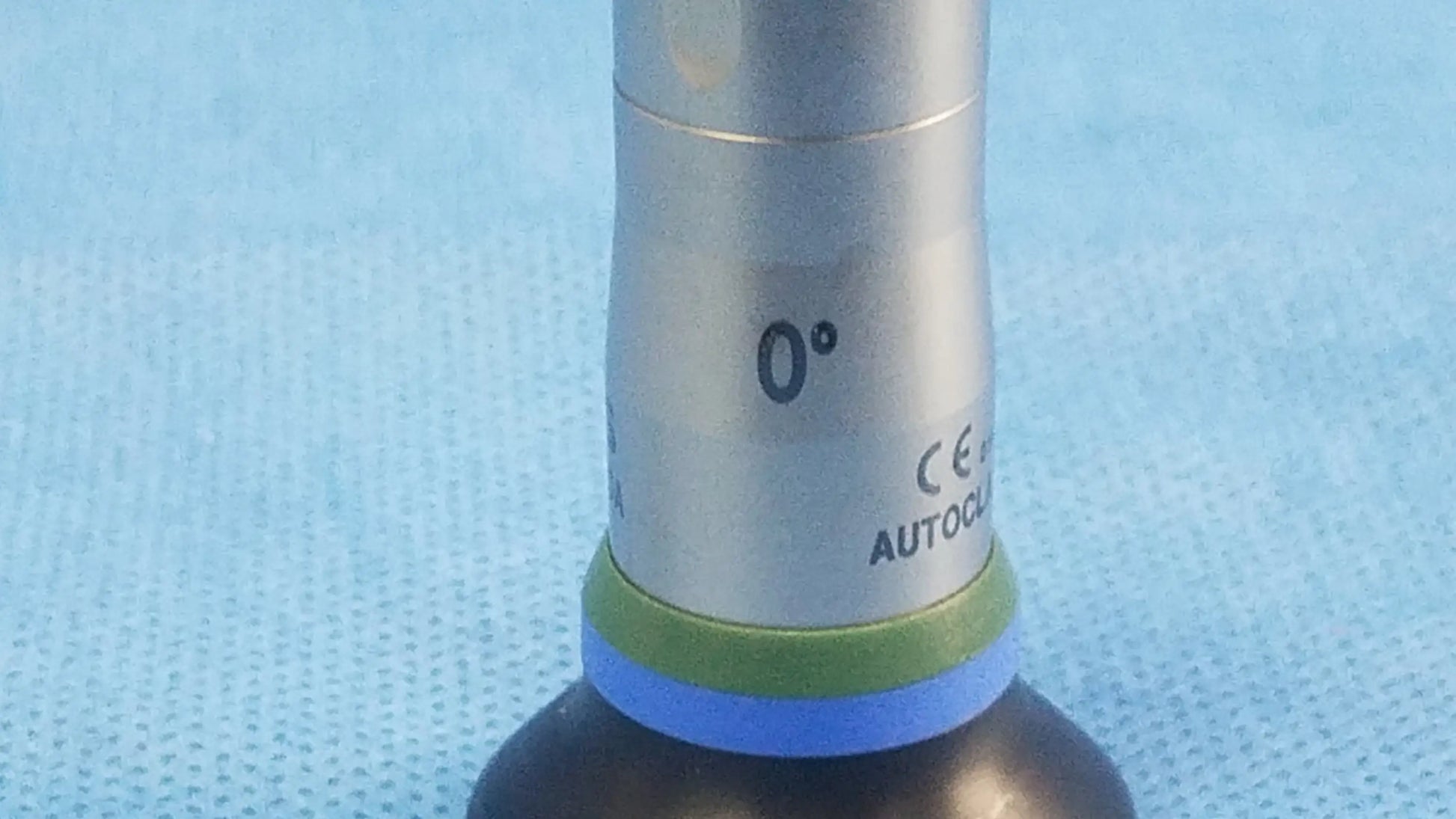 Silver autoclave cystoscope handpiece compatible with olympus cystoscopic systems a22000a with green and blue bands