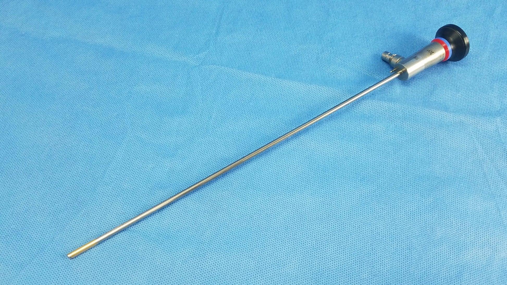 Silver surgical endoscope with black and red handle compatible olympus cystoscopic a22002a for cystoscopic systems