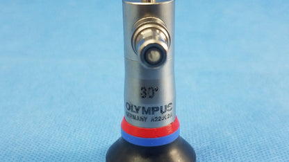 Silver metallic olympus germany a22002a 30 degree autoclave cystoscope with angled tip for compatible olympus cystoscopic systems