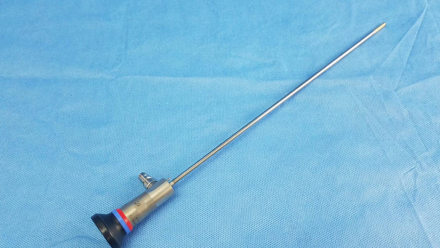 Silver surgical endoscope with black and red handle compatible olympus cystoscopic a22002a for cystoscopy use