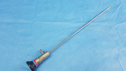 Silver surgical endoscope with black and red handle compatible olympus cystoscopic a22002a for cystoscopy use