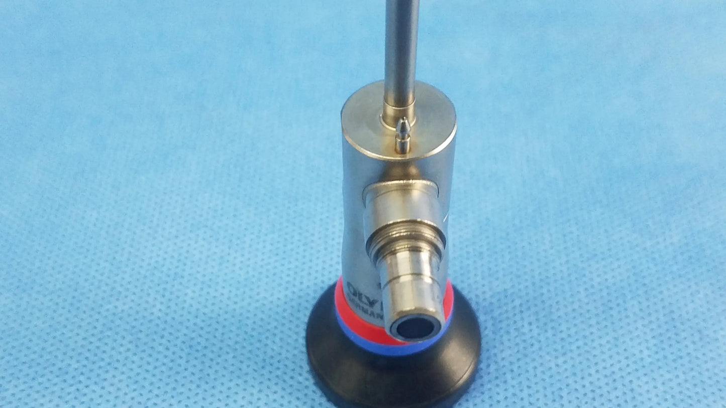 Silver metallic olympus germany a22002a 30 degree autoclave cystoscope with threaded connectors for compatible cystoscopic systems
