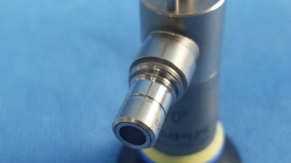 Silver metallic rigid telescope with cylindrical threaded body compatible with olympus endoscopic systems germany a22003a