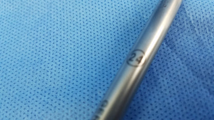 Olympus Germany A22041A hysteroscopic inner sheath metallic instrument component with polished stainless steel finish and engraved 24 marking compatible Olympus hysteroscopic