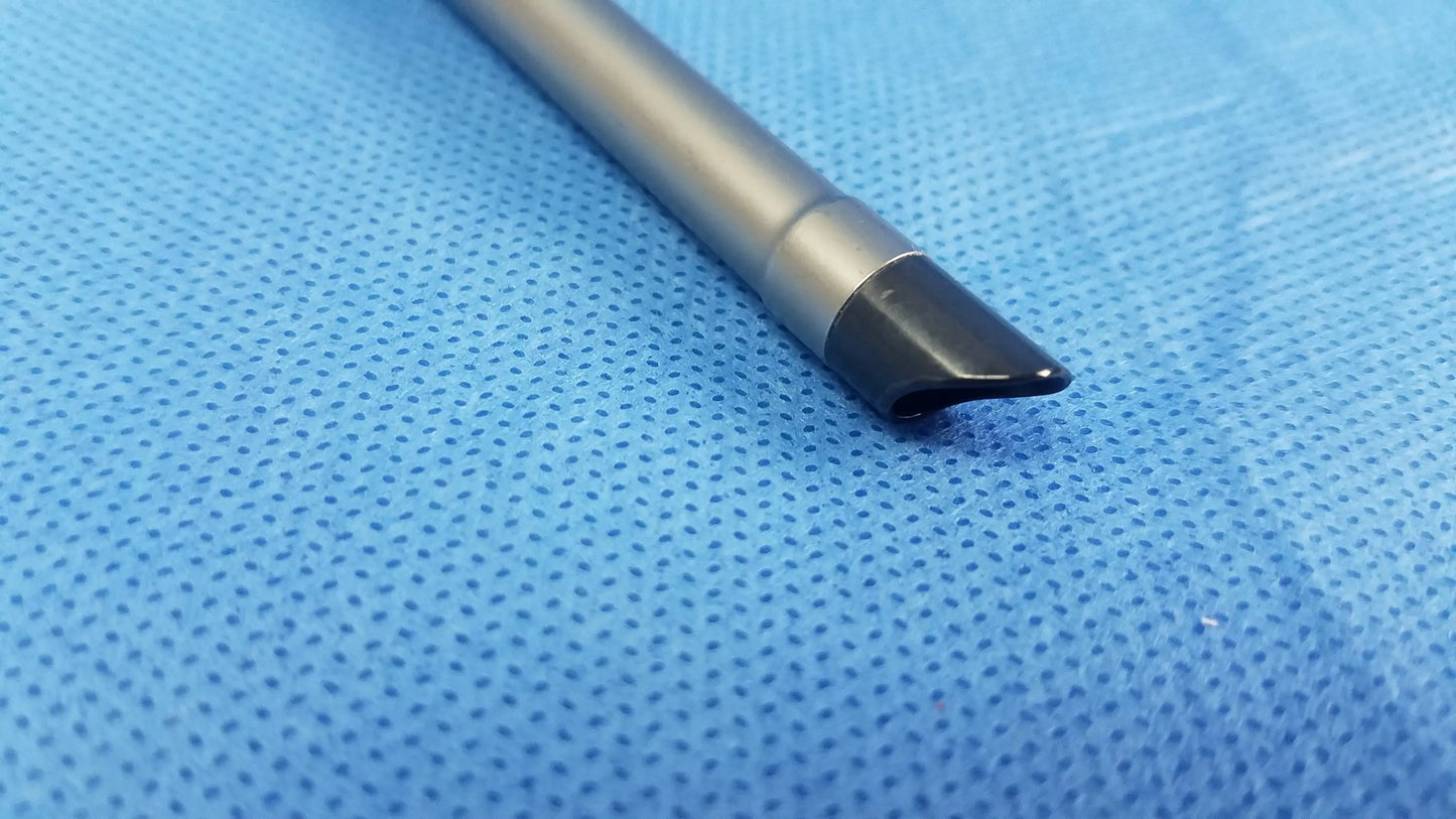 Silver Olympus Germany A22042A 26FR resection sheath with black angled tip instrument component for surgical use