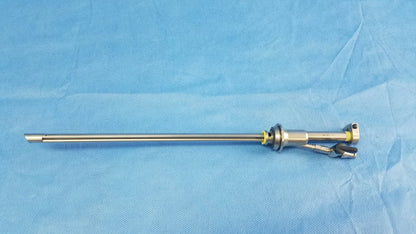 Silver metallic working insert with articulated jointed end for hystero-resectoscope richard wolf a42091a model