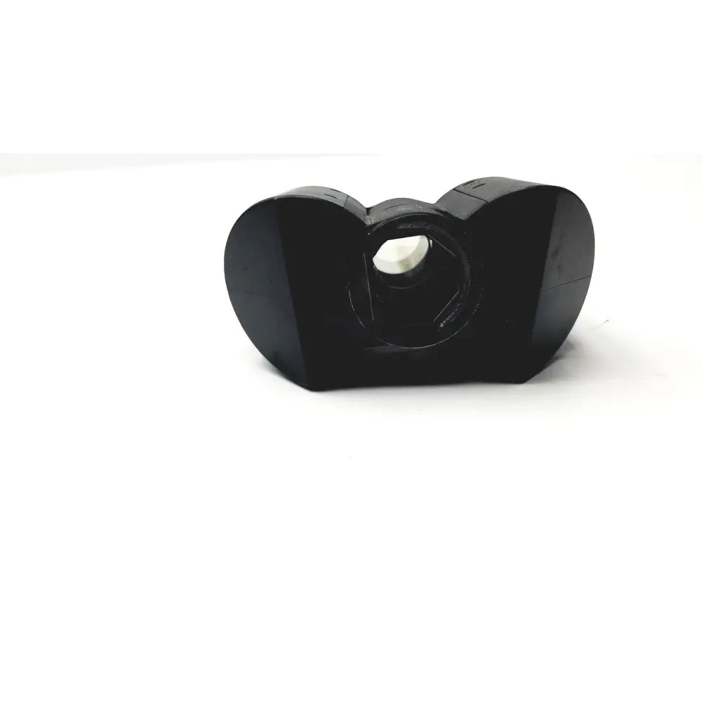 Black plastic heart-shaped olympus japan microscope head wh10x-h 22 with central circular opening for japan microscope use