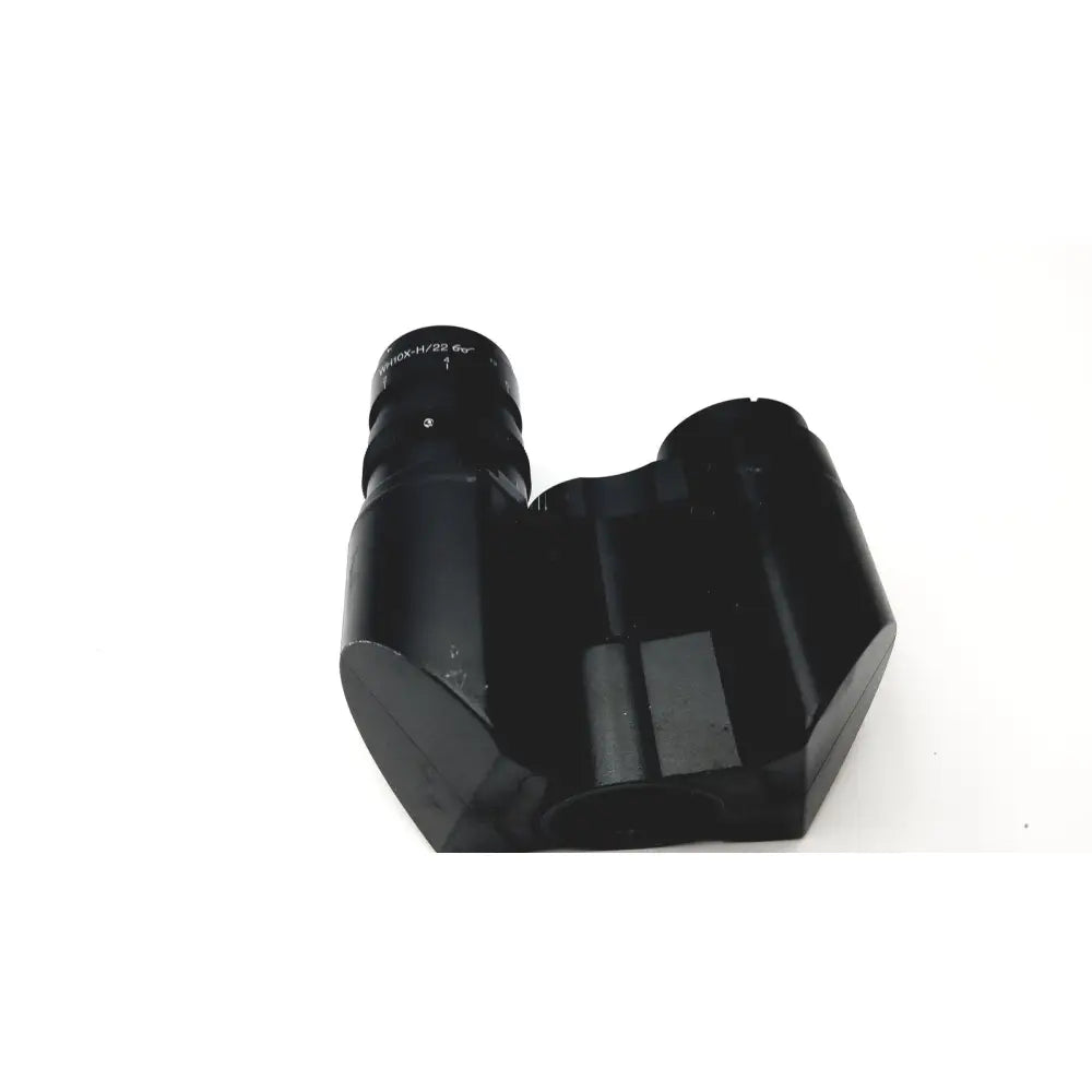 Black matte olympus japan microscope head wh10x-h/22 with ergonomic design and engraved eyepiece markings