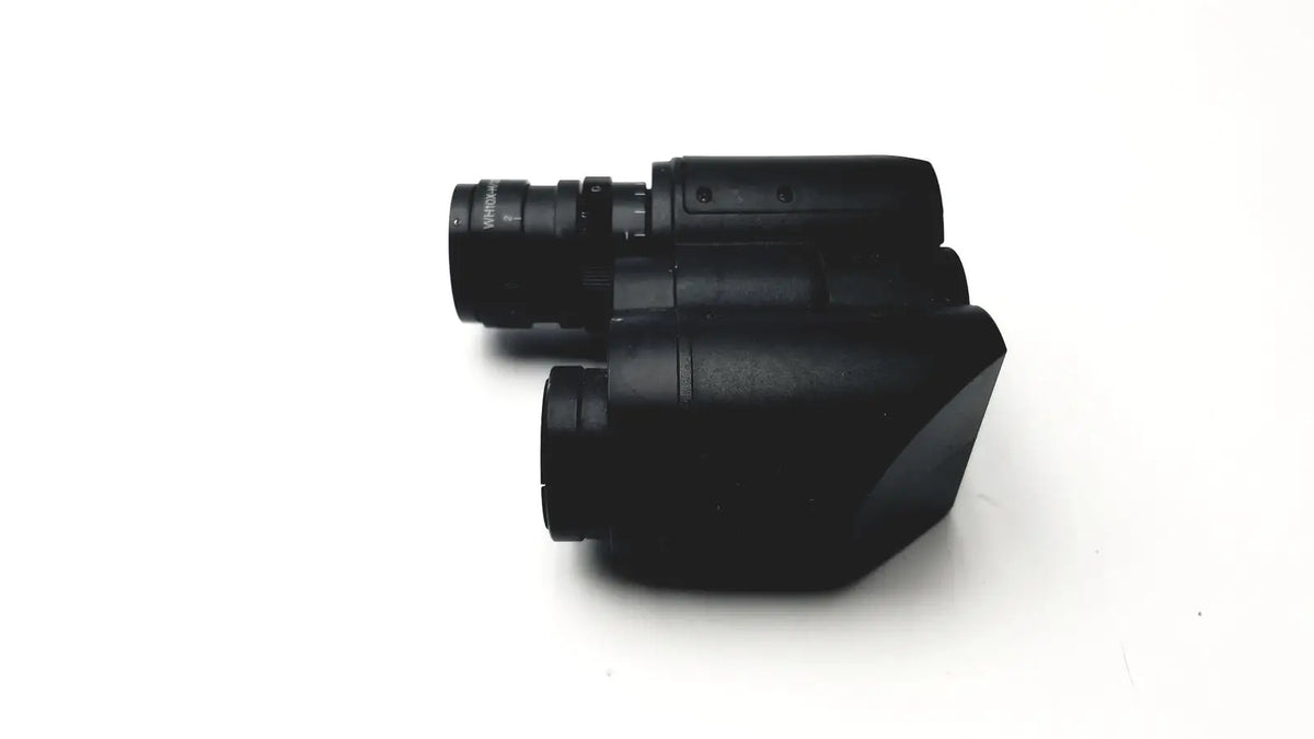 Black matte ergonomic binoculars for olympus japan microscope head wh10x-h/22 showcasing japan microscope design