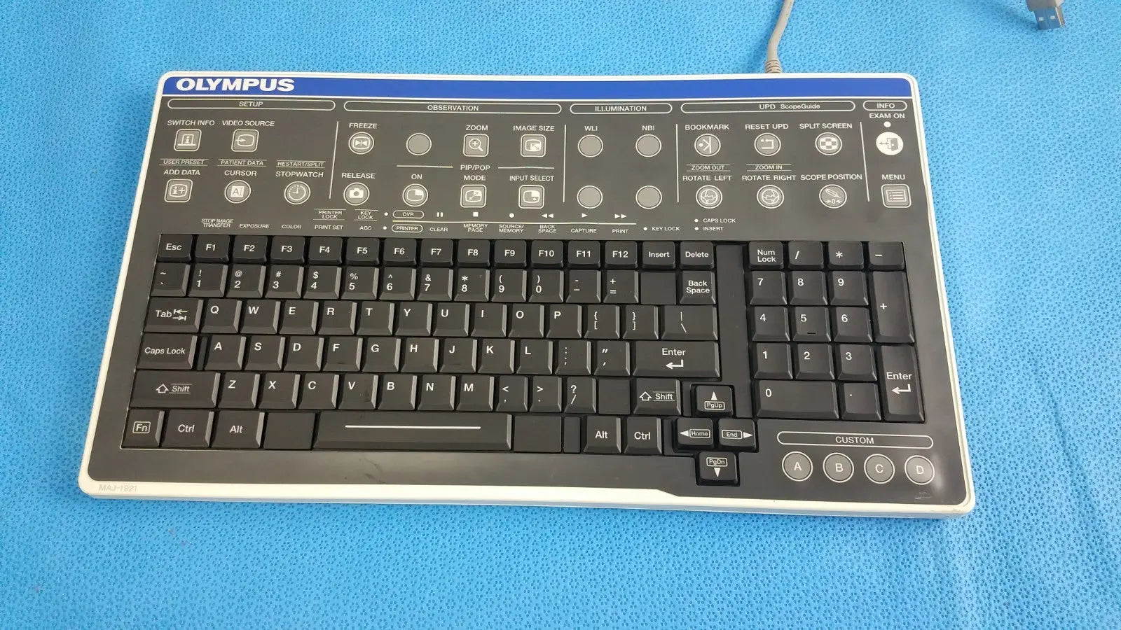 Reuse Medical Olympus Keyboard for EVIS EXERA III 190 Endoscopy System Endoscopes, second-hand product photo 1