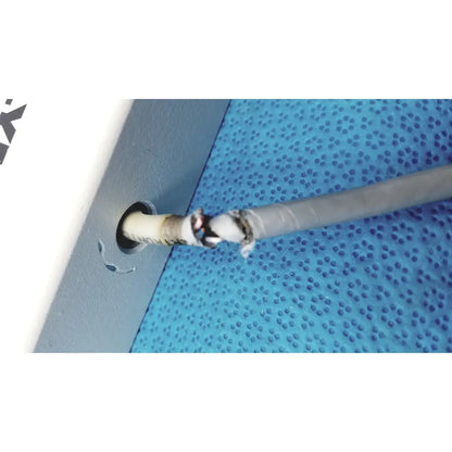 A gray cylindrical cable with exposed wires extends from the back of the olympus maj-1258 ues-40 pedal foot switch