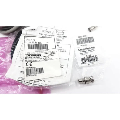 Olympus MB-677 BNC Video Cable With Ophit DSL-R002 and Extras Full BAG Video Cable, second-hand product photo 3