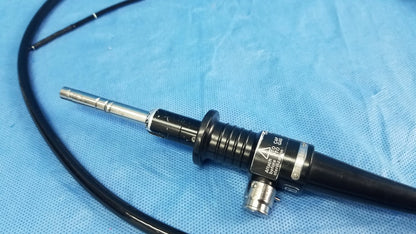 Olympus Medical Systems ENF-P4 rhino-laryngoscope endoscope with black and silver flexible fiber optic cable