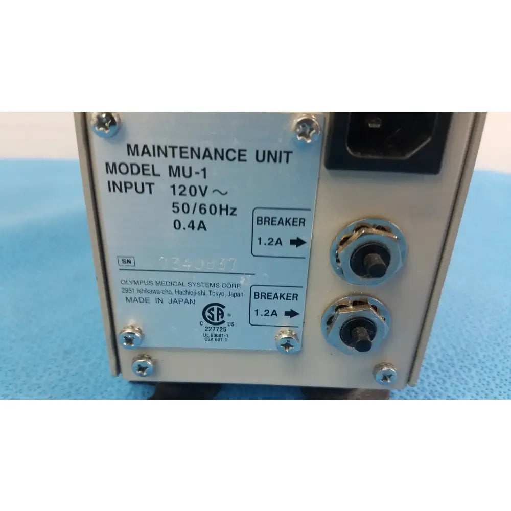 Olympus MU-1 Maintenance Unit Leakage Tester Maintenance Unit, second-hand product photo 8