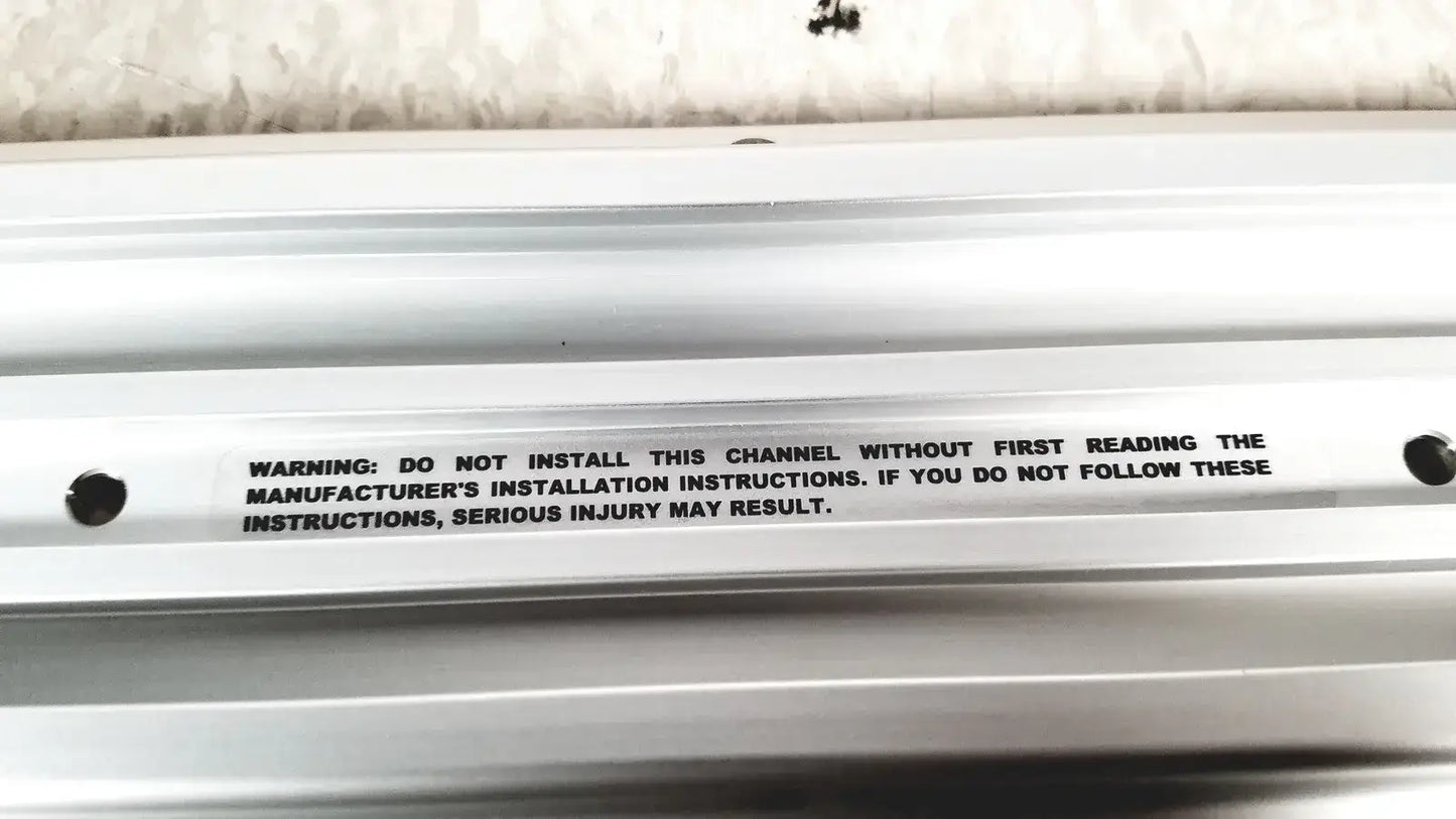 Olympus Oem Seismic 19"/48 5cm Wall Channel With Hardware OL-0014-10 Wall Channel, second-hand product photo 5