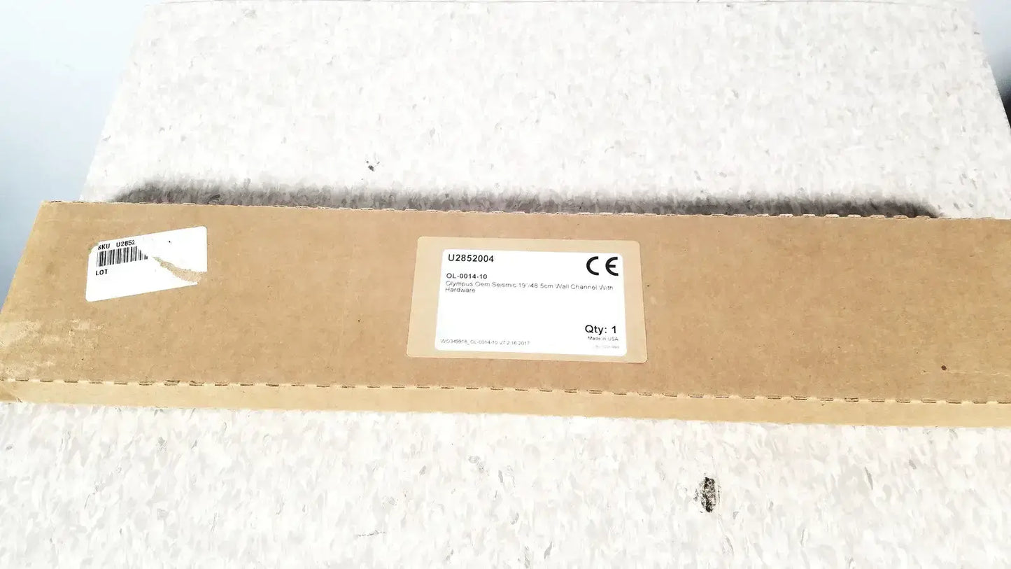 Olympus Oem Seismic 19"/48 5cm Wall Channel With Hardware OL-0014-10 Wall Channel, second-hand product photo 1