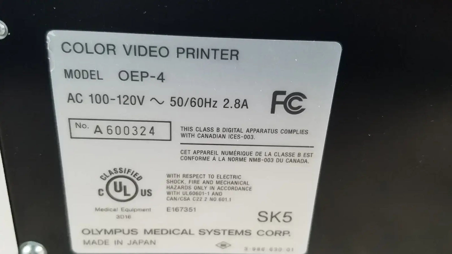 Olympus OEP-4 HDTV Color Video Printer Medical Video Printer, second-hand product photo 8