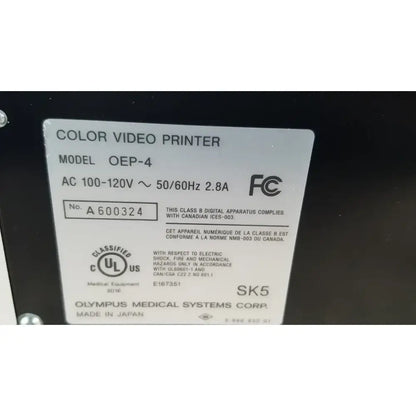 Olympus OEP-4 HDTV Color Video Printer Medical Video Printer, second-hand product photo 8